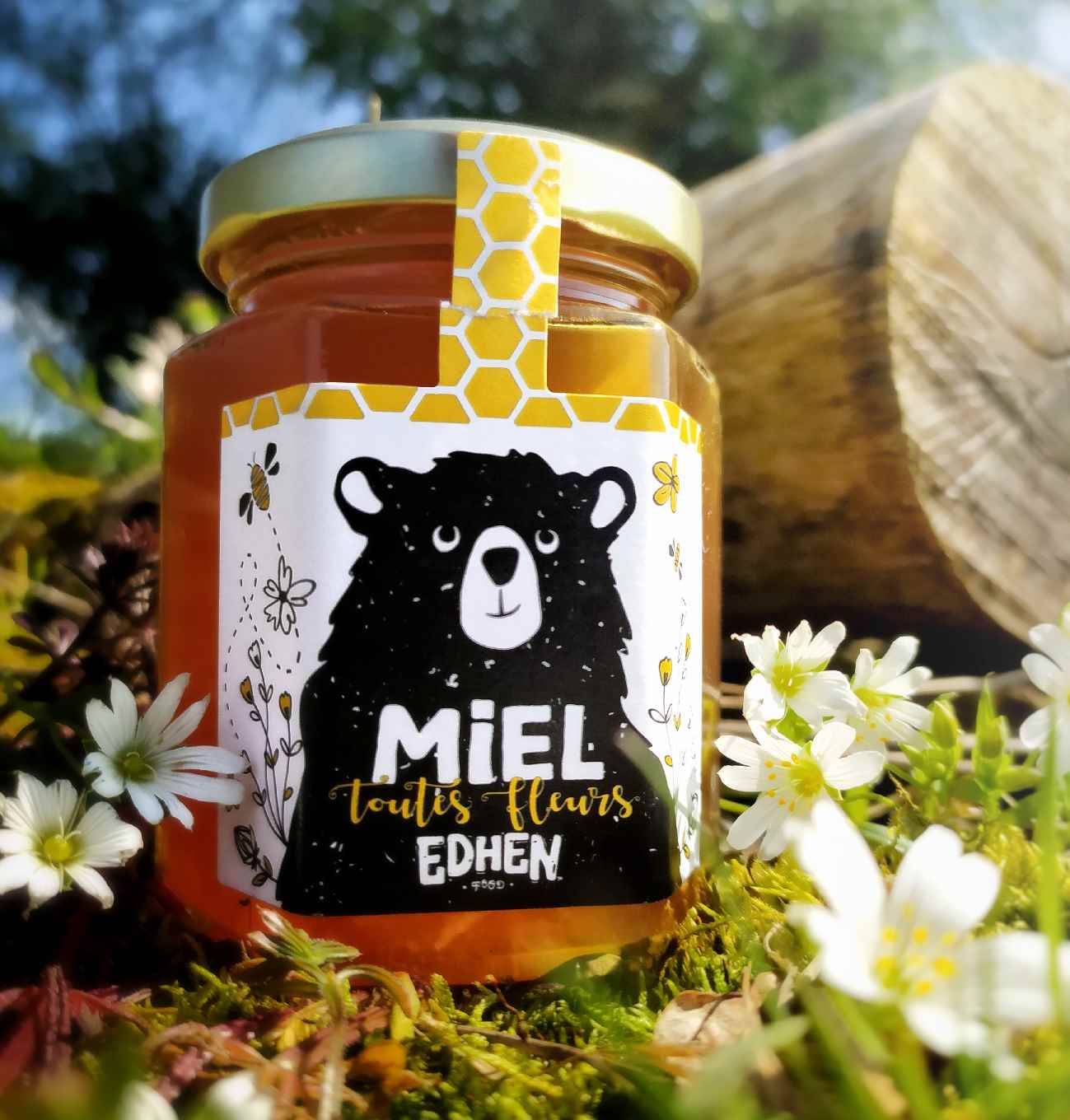 Un modèle agricole plus respectueux de la biodiversité et des pollinisateurs (abeille) - Miel Français Toutes fleurs EDHEN FOOD | Ploërmel, Bretagne